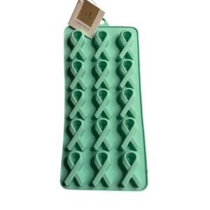 Silicone Ribbon Candy Mold Awareness Ribbon Chocolate Soap Wax Melt Mold